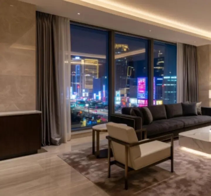 Ekskluzywny apartament z panoramicznym widokiem w Hotel Fun Zone