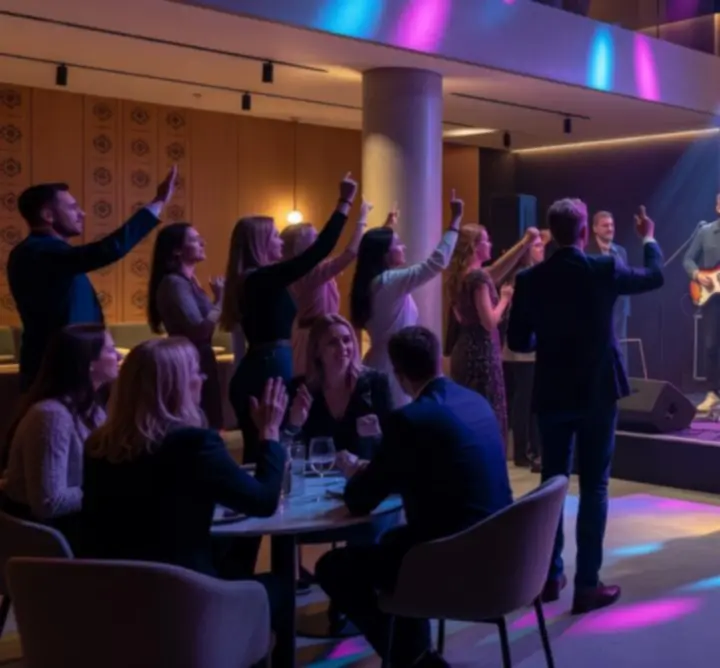 Koncert na żywo w nowoczesnej sali eventowej Hotelu Fun Zone